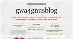 Desktop Screenshot of gwa4gnusblog.wordpress.com