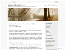 Tablet Screenshot of climatereflections.wordpress.com