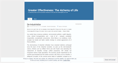 Desktop Screenshot of greatereffectiveness.wordpress.com