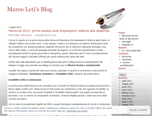 Tablet Screenshot of marcoleti.wordpress.com