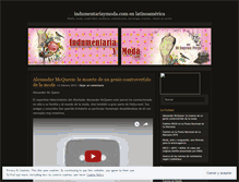 Tablet Screenshot of diseniodeindumentaria2.wordpress.com