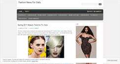 Desktop Screenshot of fashionlives.wordpress.com