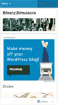 Mobile Screenshot of binarysimulacra.wordpress.com
