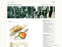 Tablet Screenshot of binarysimulacra.wordpress.com