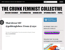 Tablet Screenshot of crunkfeministcollective.wordpress.com