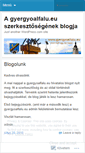 Mobile Screenshot of gyergyoalfalueu.wordpress.com