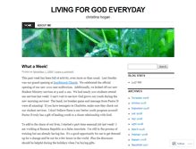 Tablet Screenshot of christinahogan.wordpress.com