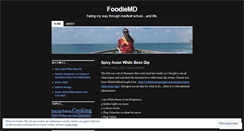 Desktop Screenshot of foodiemd.wordpress.com