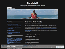 Tablet Screenshot of foodiemd.wordpress.com