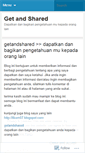Mobile Screenshot of getandshared.wordpress.com