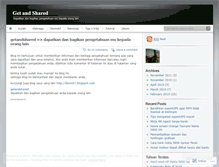 Tablet Screenshot of getandshared.wordpress.com