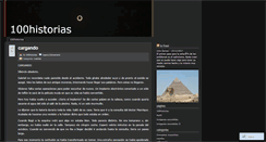 Desktop Screenshot of 100historias.wordpress.com