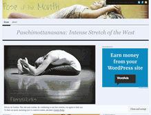 Tablet Screenshot of poseofthemonth.wordpress.com