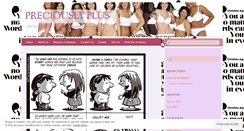 Desktop Screenshot of preciouslyplus.wordpress.com