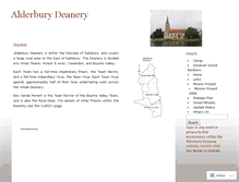 Tablet Screenshot of alderburydeanery.wordpress.com