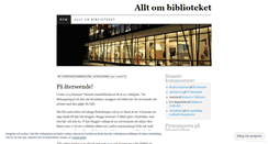 Desktop Screenshot of ombiblioteket.wordpress.com