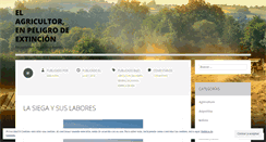 Desktop Screenshot of elagricultorenpeligro.wordpress.com