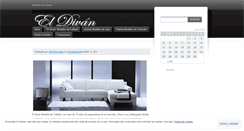 Desktop Screenshot of eldivanmuebles.wordpress.com