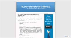 Desktop Screenshot of buckeyenewshawk.wordpress.com