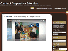 Tablet Screenshot of currituckces.wordpress.com