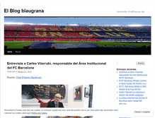 Tablet Screenshot of elblogblaugrana.wordpress.com