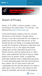 Mobile Screenshot of 302internetprivacy.wordpress.com