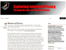 Tablet Screenshot of 302internetprivacy.wordpress.com