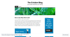 Desktop Screenshot of evictionblog.wordpress.com