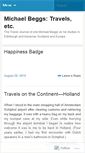 Mobile Screenshot of michaelbeggs.wordpress.com
