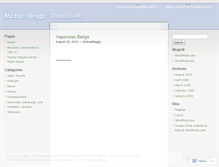Tablet Screenshot of michaelbeggs.wordpress.com