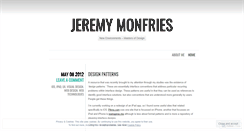 Desktop Screenshot of jmonfries.wordpress.com