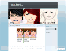 Tablet Screenshot of naturalstardoll.wordpress.com