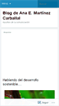 Mobile Screenshot of anamartinezcarballal.wordpress.com