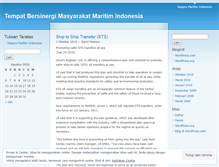 Tablet Screenshot of masyarakatmaritim.wordpress.com