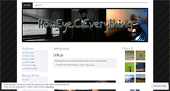 Desktop Screenshot of howeyeceverything.wordpress.com