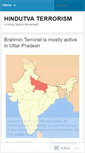 Mobile Screenshot of hindutvaterrorism.wordpress.com