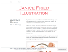 Tablet Screenshot of janicefriedillustration.wordpress.com