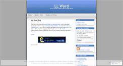 Desktop Screenshot of llword.wordpress.com