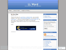 Tablet Screenshot of llword.wordpress.com