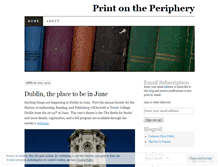 Tablet Screenshot of printontheperiphery.wordpress.com