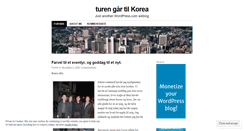 Desktop Screenshot of koreatur.wordpress.com