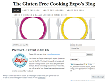 Tablet Screenshot of glutenfreeexpo.wordpress.com