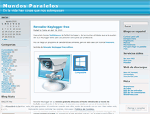 Tablet Screenshot of mundosparalelos.wordpress.com