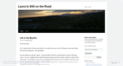 Desktop Screenshot of lauraisstillontheroad.wordpress.com