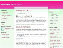 Tablet Screenshot of nghithucngoaigiao.wordpress.com
