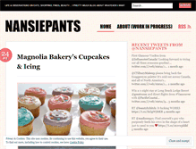 Tablet Screenshot of nansiepants.wordpress.com