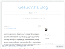 Tablet Screenshot of geauxmal.wordpress.com