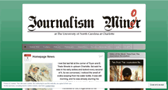 Desktop Screenshot of journalismuncc.wordpress.com