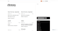 Desktop Screenshot of clem23.wordpress.com