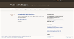 Desktop Screenshot of missiontheology.wordpress.com